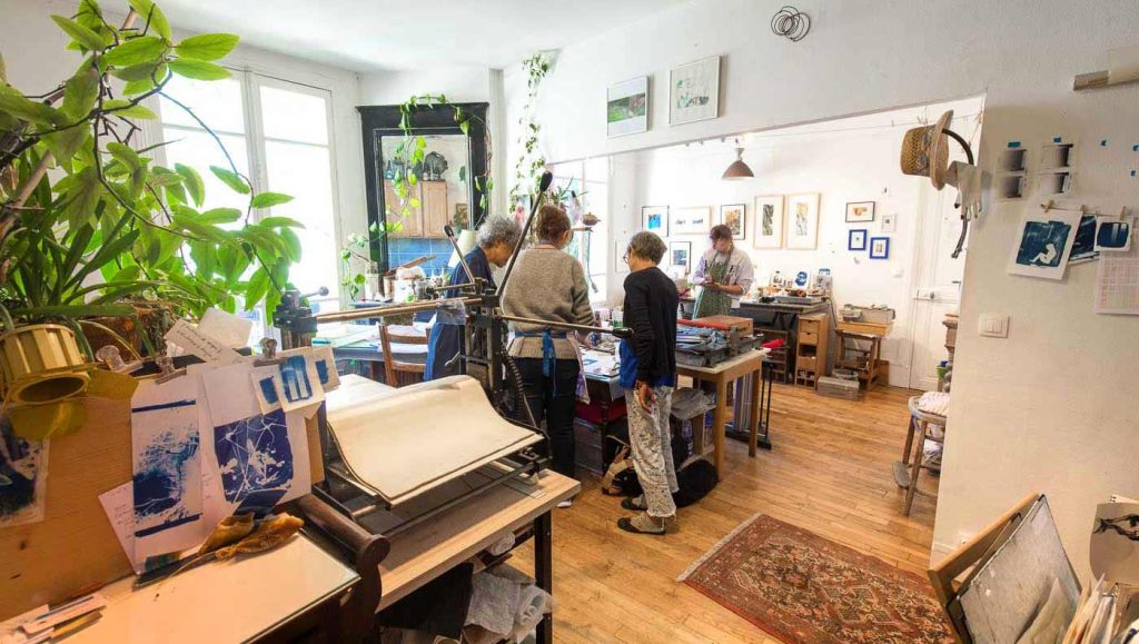 l'atelier de formation des Ateliers mi-gratteurs formation professionnelle. L'Atelier de Gentilly à deux pas de Paris